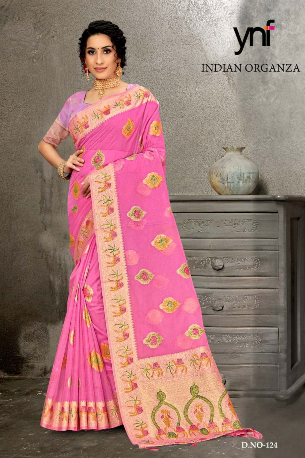 Indian By Ynf Printed Designer Sarees Catalog
